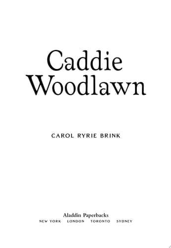 Caddie Woodlawn
