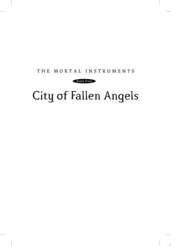 City of Fallen Angels