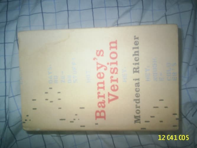 Barney's Version A Novel