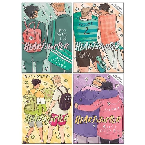 HEARTSTOPPER SERIES VOLUME 1-4 BOOKS SET.