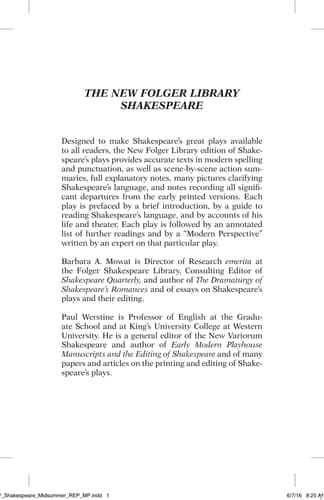 A Midsummer Night's Dream