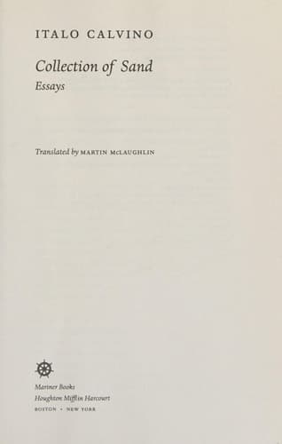 Collection of Sand Essays