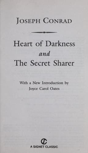 Heart of Darkness and The Secret Sharer