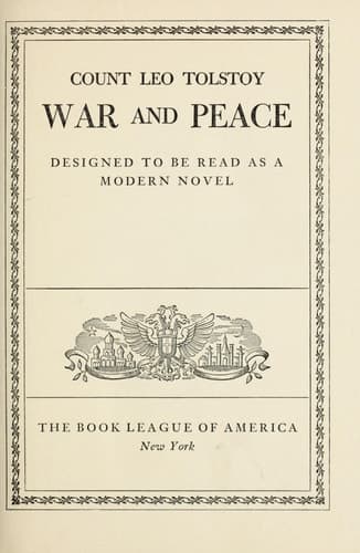 Leo Tolstoy's War and Peace (Bloom's Modern Critical Interpretations)