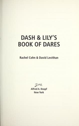 Dash & Lily's Book of Dares