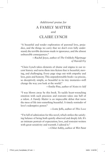 A Family Matter A Read with Jenna Pick: A Novel