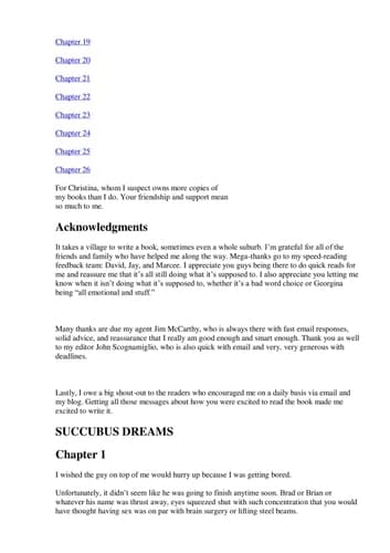 Succubus Dreams (Georgina Kincaid, Book 3)