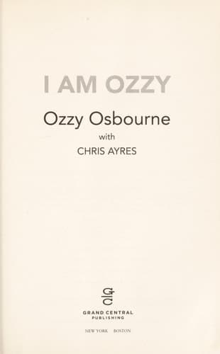 I Am Ozzy