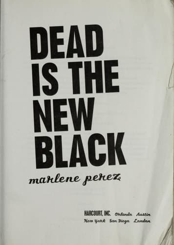 Dead Is the New Black