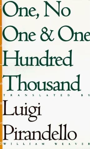 One, No One, and One Hundred Thousand (Eridanos Library)